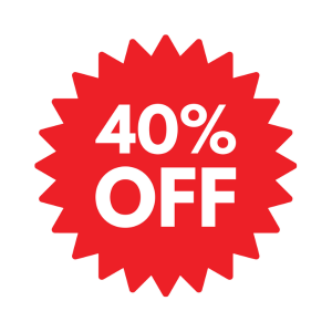 40%off